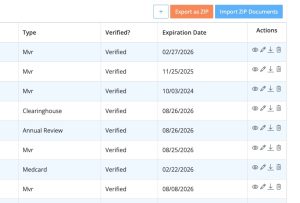 Verify and view documents