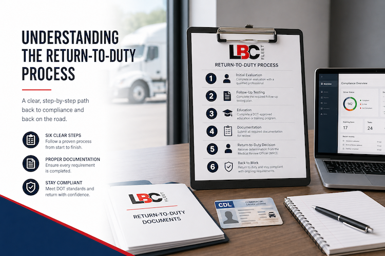 DOT return-to-duty process overview under 49 CFR Part 40