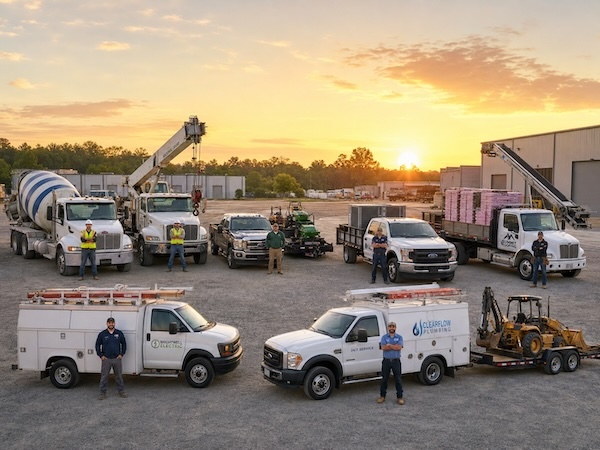 Fleet management services by industry — LBC Fleet's coverage across construction, roofing, and trade fleets